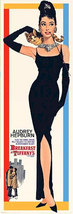 Breakfast at Tiffany&#39;s Door Poster 21x62 Audrey Hepburn  Holly Golightly... - £22.32 GBP