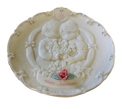 Precious Moments Happy Anniversary Plate 1995 To Have And To Hold Enesco - £12.90 GBP