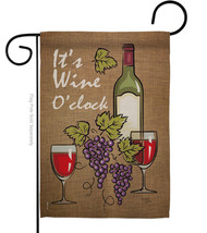 Its Wine Garden Flag 13 X18.5 Double-Sided House Banner - £15.96 GBP