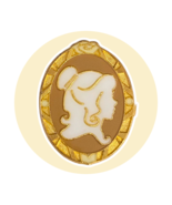 Beauty and the Beast Disney Pin: Belle Princess Cameo - $237.57 MXN