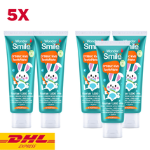 5X Wonder Smile Kids Toothpaste Organic Yuzu Orange Fluoride Natural Baby 30 G - £79.68 GBP
