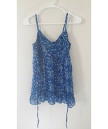 JUSTICE Tank Top Adjustable Straps Stars Design Youth Girls Size 16 - $183.29 MXN