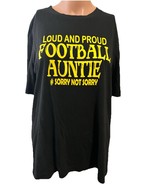 Woman’s Small Football Auntie Short Sleeve T-shirt - €5,11 EUR