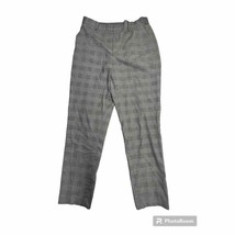 Uniqlo plaid gray pockets legging Pant  Elastic part women size M / w28-29 - £22.21 GBP
