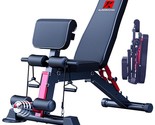 Adjustable Weight Bench,Utility Workout Bench Foldable Incline Decline B... - £219.54 GBP