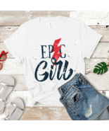 Epic Girl Lighting Bolt Graphic T-Shirt - $24.88
