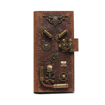 Original Steampunk Industrial Revolution Skull And Gears Purse - £50.56 GBP