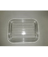 Vintage Pyrex 501-C. Ribbed CLEAR GLASS Refrigerator Dish  - LID ONLY