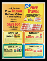 1981 Tylenol Acetaminophen Refund Offer Circular Coupon Advertisement - $18.95