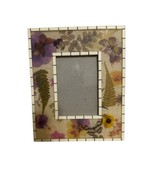 Picture Photo Frame Dried Flowers Paper Butterflies Resin Farmhouse Cott... - $242.73 MXN