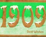 Vtg Postcard John Winsch A Happy New Year 1909 - Postcard Store Advertis... - $8.86