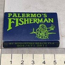 Matchbook Cover  Palermo’s Fisherman  restaurant ST Augustine Beach, FL  gmg - £9.72 GBP