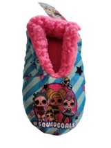 NWT LOL Dolls S/M 8-13 Squad Goals Fuzzy Babba Slipper Socks Blue Pink S... - £8.94 GBP