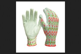 DIGZ Women&#39;s Indoor/Outdoor Latex Coated Gardening Gloves Blue S/M - $21.29