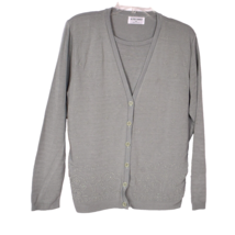 Alfred Dunner Women&#39;s Sweater Made With Cardigan Size Medium - £11.18 GBP