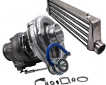 Universal T04E Turbo Kit .63 A/R 74.2 Turbine Trim + 27x7x2.5 Intercooler - £174.60 GBP