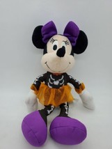 Disney Minnie Mouse Skeleton Plush Disney Halloween 10&quot; - £11.69 GBP
