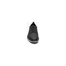 Stacy Adams Synchro Plain Toe Elastic Lace Up Sneaker Black Shoes 25518-001 image 3