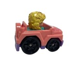 Fisher Price Little People Wheelies Town Girl Mom Pink Purple Driving - $2.99