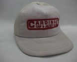 Cardinal Patch Hat Broken Bill Damaged Vintage S/M White Snapback Trucke... - $19.99