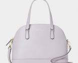 New Kate Spade Sadie Dome Satchel Leather Lilac Moonlight - $113.91