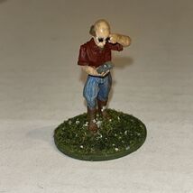 Ral Partha Warhammer Metal Painted Miniature Bald Blindman Civilian Citizen - $18.97
