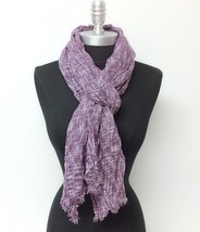New Long Soft Knit Fashion Scarf Wrap Shawl w/ frayed edge Cozy UNISEX, ... - $7.24
