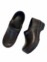 Dansko Professional Slip On Clog Brown Leather Cushion Arch Support EU 3... - $33.87