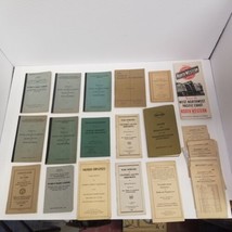 Vintage 1920-40s Illinois Railroad Regulations &amp; Telegraphers Booklet Lo... - £39.52 GBP