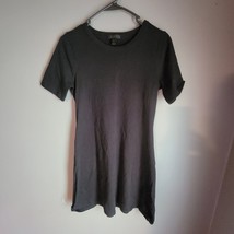 J.Crew Women Short-sleeve T-shirt dress Color Black Size Petite Small - £19.54 GBP