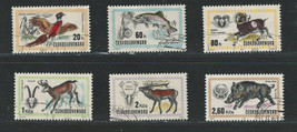 Czechoslovakia 1971 Very Fine Used Ng Stamps Set &quot; Fauna &quot; - £0.69 GBP