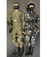 21st Century Toys 12&quot; Military Soldier Figures Vtg 2000 Painted Masks Lo... - $757.68 MXN