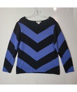 Liz Claiborne Womens Sweater Size  XL Long Sleeve Pullover  Chevron Stripe - $14.55