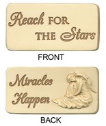 2&quot; Inspirational Message Pocket Tile Reach For the Stars Positile - £6.73 GBP