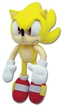 Sonic The Hedgehog Super Sonic 12&quot; Plush Doll Sega Licensed NEW - £12.62 GBP