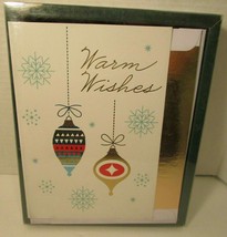 18 Brand New CHRISTMAS CARDS by Paper Images 786309116085 Ornaments &amp; Snowflakes - £7.81 GBP