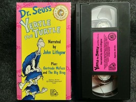 VHS Dr Seuss - Yertle The Turtle Gertrude McFuzz Big Brag Lithgow (VHS, 1992) - £9.48 GBP