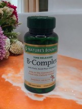 Nature&#39;s Bounty Vitamin B-Complex w/ Folic Acid Vitamin C 125ct Exp 05/2027 - £10.69 GBP