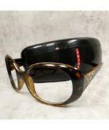 Prada Tortoise Brown Eyeglasses FRAMES w/Case - SPR 27L 2AU-5Y1 57-17-13... - $93.52