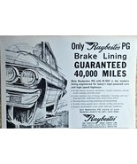 1964 RAYBESTOS PG COMPLETE BRAKE SERVICE LINE-Automotive Vintage Print Ad - $11.85 CAD