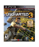 2011 Uncharted 3: Drake&#39;s Deception- Game of the Year Edition – PS3 Game - £14.37 GBP