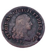 1790 Italien États Naples 3 Tornesi VF + État Km #206 - $1,465.80 MXN