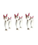 C&H Solutions 3 Set (6 Ct) White Cat Style Beach Towel Clips Jumbo Size for Beac - $15.67