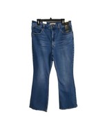 Levis Womens Jeans Adult Size 32 Medium Wash 70 High Rise Distressed - £27.46 GBP