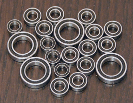 (20pcs) TEAM ASSOCIATED TC3 / NTC3 / TC4 Rubber Sealed Ball Bearing Set - £13.38 GBP