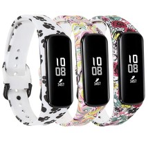 Compatible With Samsung Galaxy Fit2 Bands For Women Men, Pattern Printed... - £15.66 GBP