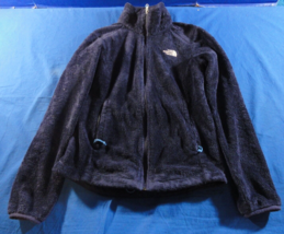 THE NORTH FACE DARK BLUE FLEECE FULL ZIP UP WOMEN&#39;S WINTER SNOW JACKET XS - €24,46 EUR