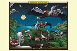 A Mustering of Incan Storks 20 x 30 Poster - £20.29 GBP