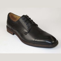 Men's Shoes Steve Madden Soft Leather upper Lace Up Navin BLack image 2