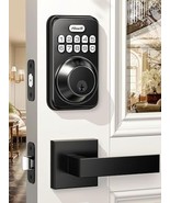 Keyless Entry Door Lock with 2 Lever Handles, Zowill Electronic Keypad D... - $82.06 CAD